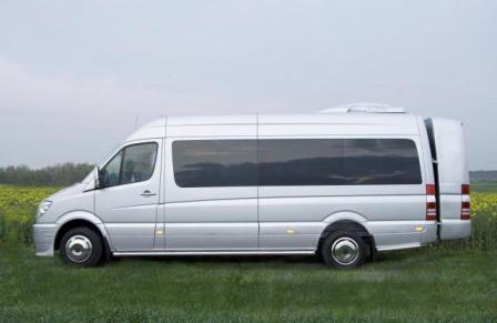 Bus rental Suomi, Finland Mercedes Benz Sprinter Lux TOP Business class